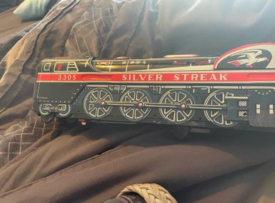vintage toy train
