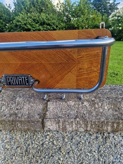 Vintage luggage / coat rack
