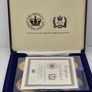 UK 2002 Limited Edition Proof 4 Coin Set Gold and Silver Plated Coin Set in Original Holder Image 2
