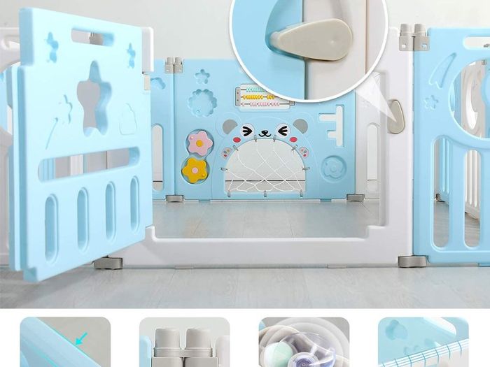 Baby Playpen, Baby Playpen, Children's Activity Center, Home Indoor Outdoor Safety Playground