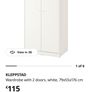 IKEA white wardrobe Image 3