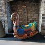 Exotic Hand Carved Rocking Swan Image 3