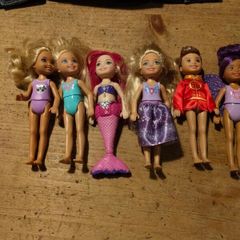 Mattel Barbie club Chelsea Dolls and Friends.