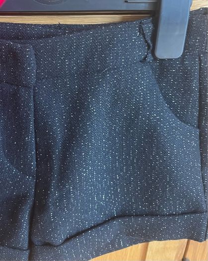 Dunnes Girl Occasion Glitter Shorts age 6 (21" waist)