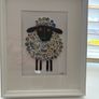 Handcrafted framed Sheep mixed media Mosaic Image 2