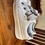 Puma Cream Leather Trainers Image 4