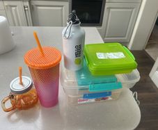 Lunch boxes and cups