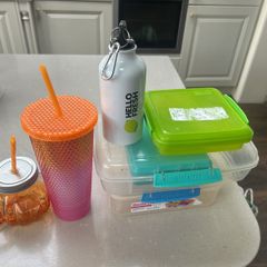 Lunch boxes and cups
