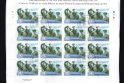 2008 Ireland 50th Anniversary of Defence Forces Serving on a UN Mission Competition Commemorative Stamps Sheetlet Plate 1B1B1B1B Fine CDS Used with Dublin cancel of 26th June 2008 (First day of issue)