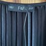 F&F ladies sleeveless black pleated top Image 3