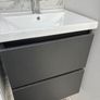 Special offer Deal Brand New 500 Anthracite Floor Wall Hung Unit & Basin Image 3