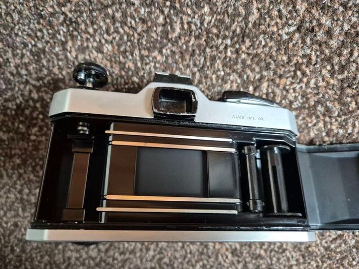 pentax k1000 and 50mm lens