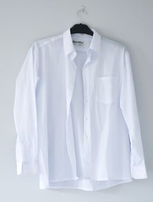 White loose shirt | 100% Cotton | size M | 40/41