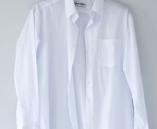 White loose shirt | 100% Cotton | size M | 40/41