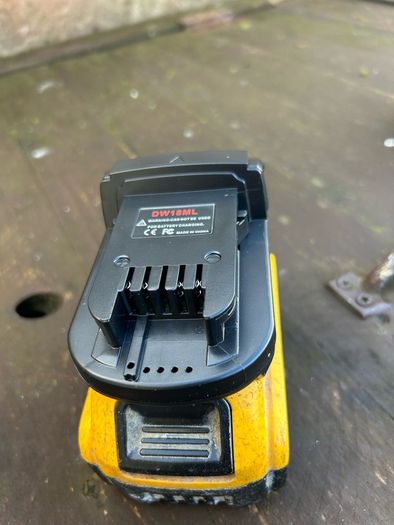 Battery Adapter Converter For Dewalt 18V 20V Li-ion Battery DCB182 DCB205 To For Milwaukee 18V Battery Power Tool
