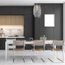 FREE EXPRESS SHIPPING K9 Crystal Spiral Droplet Light Shade | Pendant, Lamp Shade | Ceiling Light Shade Chandeliers | Chrome Finish Light for Living Room | Bedroom | Kitchen Image 3