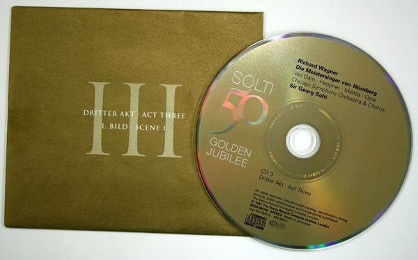Richard Wagner. Die Meistersinger von Nurnberg. Sir George Solti. 4 x CD Limited Edition Numbered Boxset. Free Postage!