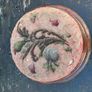 Victorian turned wood and embroidery foot stool in origin finish and condition, c1860 Image 2