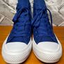 Boys Converse All Star Chuck Taylor II Lunarlon Blue Hi Top Trainers UK3.5 EU36 Image 6