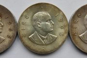 Silver 10 Shilling 1966 (55 each 150 three)