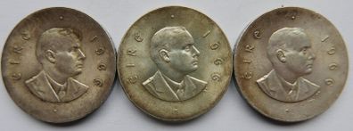 Silver 10 Shilling 1966 (55 each 150 three)