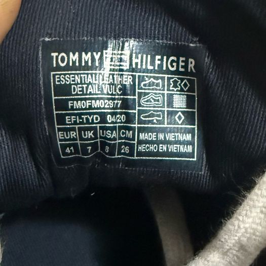 Tommy Hilfiger Essential Leather Trainers White EU 41