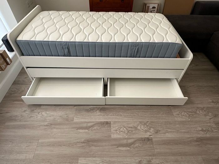 2 IKEA SLAKT Beds and Mattresses, Bundle Deal