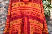 Hippie style Indian cotton hoodie  Size XL  Cotton