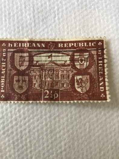 Rare 1923 Irish stamp - Four Provinces
