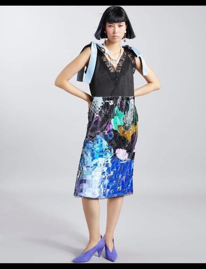 Joanne Hynes Sequin Slip Dress