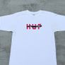 White HUF T-Shirt Image 2