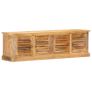 Storage Bench 128 cm Solid Mango Wood Image 9