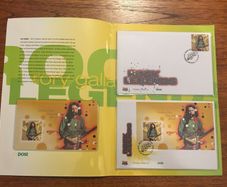 Irish Rock Legends 2002 stamp presentation pack