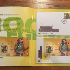 Irish Rock Legends 2002 stamp presentation pack