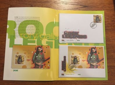 Irish Rock Legends 2002 stamp presentation pack