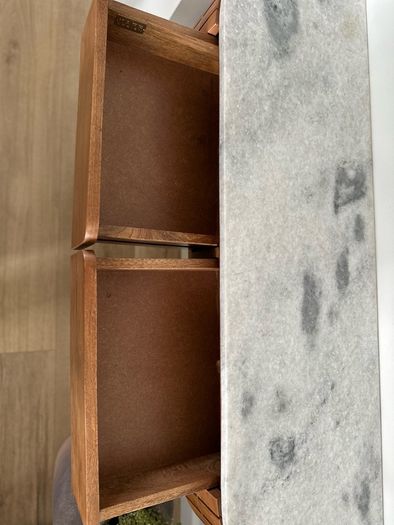 Kare Design - Grace Mango Wood/Marble Console