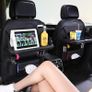 1x Car Back Seat Organizer Storage Bag with Foldable Table Tray Tablet Holder Tissue Box Auto Back Seat Bag Protector Accessories Image 3