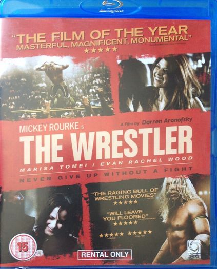 The Wrestler (Darren Aronofsky Film) [2008] Mickey Rourke, Marisa Tomei & Evan Rachel Wood [Blu-ray Movie]