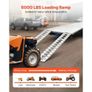 Loading Ramps, 2 Pcs 2400 x 380 mm, Durable Aluminum and Heavy-Duty Trailer Ramp Set with Anti-Slip Plates, 2721.6 kg Combined Capacity Image 2