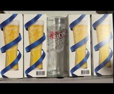 Peroni birra Roma nastro azzurro italiana Half Pint Beer Glass