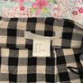 skirt H&M gingham size 38 (10) frill place & cream skirt Image 7