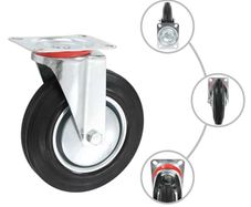 8 pcs Swivel Casters 200 mm