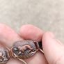 Vintage 6 panel African Animal Bronze Bracelet Image 6