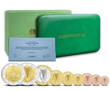 No. 4 - Ireland Euro Proof Coin Set 2026 - Coin Set (2e, 1e, 50c, 20c, 10c, 5c, 2c, 1c + 2ECC)