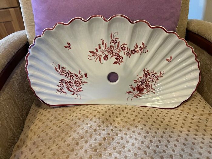 Vintage French Herbeau  Clam Sink