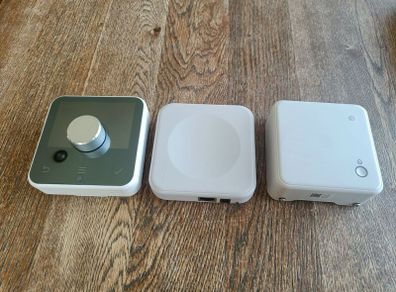 Hive Thermostat, Receiver and Hub for heating system.