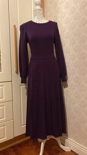 Dress grape woollen Monsoon
