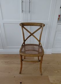 Bentwood and rattan chair