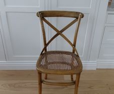 Bentwood and rattan chair