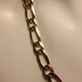 Hard Gold Plated Sterling Silver Italian Made Chain Image 3